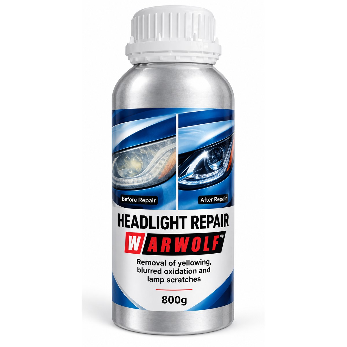 Polimero Rigenerante per Fari Auto – WARWOLF Headlight Repair 800g